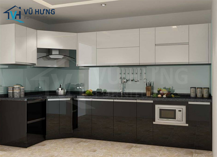 Tủ inox phù hợp với nhiều không gian nhà bếp